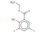 <span class='lighter'>2-HYDROXY-3,5-DIIODO-BENZOIC</span> ACID ETHYL <span class='lighter'>ESTER</span>