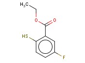 <span class='lighter'>5-FLUORO-2-MERCAPTO-BENZOIC</span> ACID ETHYL <span class='lighter'>ESTER</span>