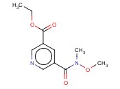 ETHYL 5-(METHOXY(METHYL)CARBAMOYL)<span class='lighter'>NICOTINATE</span>