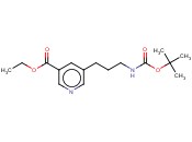 ETHYL 5-(3-(TERT-BUTOXYCARBONYLAMINO)PROPYL)<span class='lighter'>NICOTINATE</span>