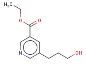 ETHYL 5-(3-HYDROXYPROPYL)<span class='lighter'>NICOTINATE</span>