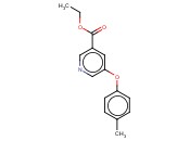 ETHYL 5-(P-TOLYLOXY)<span class='lighter'>NICOTINATE</span>