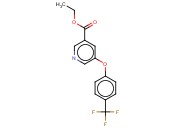 ETHYL 5-(4-(TRIFLUOROMETHYL)PHENOXY)<span class='lighter'>NICOTINATE</span>