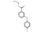 ETHYL 5-(4-FLUOROPHENOXY)<span class='lighter'>NICOTINATE</span>