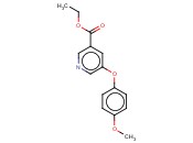ETHYL 5-(4-METHOXYPHENOXY)<span class='lighter'>NICOTINATE</span>