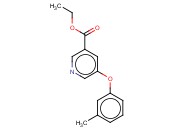 ETHYL 5-(M-TOLYLOXY)<span class='lighter'>NICOTINATE</span>