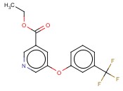 ETHYL 5-(3-(TRIFLUOROMETHYL)PHENOXY)<span class='lighter'>NICOTINATE</span>
