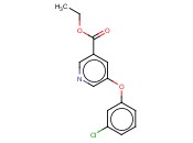 ETHYL 5-(3-CHLOROPHENOXY)<span class='lighter'>NICOTINATE</span>