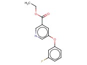 ETHYL 5-(3-FLUOROPHENOXY)<span class='lighter'>NICOTINATE</span>