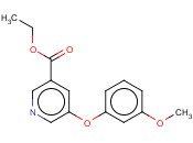 ETHYL 5-(3-METHOXYPHENOXY)<span class='lighter'>NICOTINATE</span>