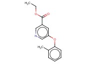 ETHYL 5-(O-TOLYLOXY)<span class='lighter'>NICOTINATE</span>
