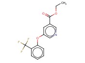ETHYL 5-(2-(TRIFLUOROMETHYL)PHENOXY)<span class='lighter'>NICOTINATE</span>