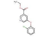 ETHYL 5-(2-CHLOROPHENOXY)<span class='lighter'>NICOTINATE</span>