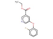ETHYL 5-(2-FLUOROPHENOXY)<span class='lighter'>NICOTINATE</span>