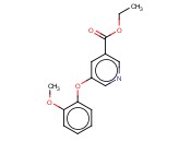 ETHYL 5-(2-METHOXYPHENOXY)<span class='lighter'>NICOTINATE</span>
