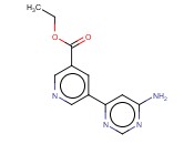 ETHYL 5-(6-AMINOPYRIMIDIN-4-YL)<span class='lighter'>NICOTINATE</span>