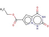 ETHYL <span class='lighter'>2,4</span>-DIOXO-1,2,3,4-TETRAHYDROPYRROLO[<span class='lighter'>2,1-F</span>][<span class='lighter'>1,2,4</span>]<span class='lighter'>TRIAZINE</span>-6-CARBOXYLATE