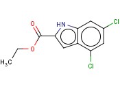 4,6-二<span class='lighter'>氯</span><span class='lighter'>吲哚</span>-2-甲酸乙酯