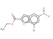 7-溴-5-硝基苯并呋喃-2-甲酸乙酯