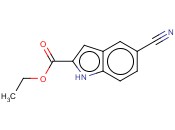 5-<span class='lighter'>氰</span><span class='lighter'>基</span>-1H-<span class='lighter'>吲哚</span>-2-羧酸乙酯