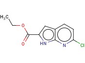 ETHYL 6-CHLORO-1H-PYRROLO[2,3-B]PYRIDINE-2-CARBOXYLATE