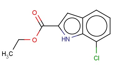ETHYL 7-<span class='lighter'>CHLOROINDOLE</span>-2-CARBOXYLATE