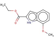 ETHYL <span class='lighter'>7-METHOXYINDOLE-2-CARBOXYLATE</span>