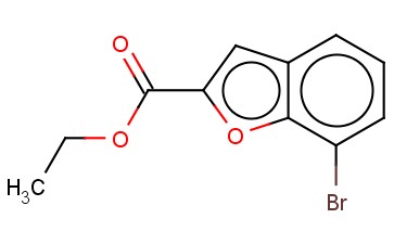 7-<span class='lighter'>溴</span><span class='lighter'>苯</span><span class='lighter'>并</span><span class='lighter'>呋喃</span>-2-<span class='lighter'>羧酸</span><span class='lighter'>乙</span><span class='lighter'>酯</span>