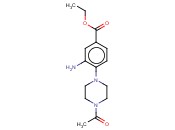 4-(4-<span class='lighter'>ACETYL</span>-1-PIPERAZINYL)-3-AMINO-BENZOIC ACID ETHYL ESTER