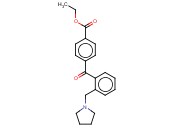 4'-<span class='lighter'>CARBOETHOXY-2-PYRROLIDINOMETHYL</span> <span class='lighter'>BENZOPHENONE</span>