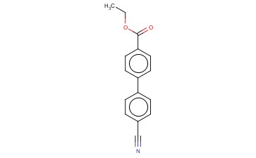 ETHYL 4'-<span class='lighter'>CYANOBIPHENYL-4-CARBOXYLATE</span>
