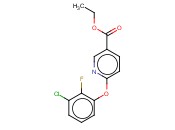 ETHYL 6-(3-CHLORO-2-FLUOROPHENOXY)<span class='lighter'>NICOTINATE</span>