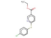 ETHYL 6-[(4-CHLOROPHENYL)THIO]<span class='lighter'>NICOTINATE</span>