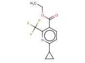 ETHYL 6-CYCLOPROPYL-2-(TRIFLUOROMETHYL)<span class='lighter'>NICOTINATE</span>