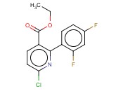 2-(2,4-二氟苯基)-6-氯吡啶-3-羧酸乙酯