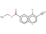 <span class='lighter'>4-CHLORO-3-CYANO-6-QUINOLINECARBOXYLIC</span> ACID ETHYL <span class='lighter'>ESTER</span>