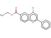 ETHYL <span class='lighter'>4-CHLORO-2-PHENYLQUINOLINE-6-CARBOXYLATE</span>