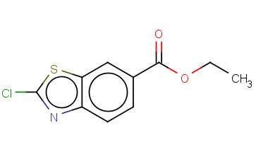 ETHYL <span class='lighter'>2-CHLORO-1,3-BENZOTHIAZOLE-6-CARBOXYLATE</span>