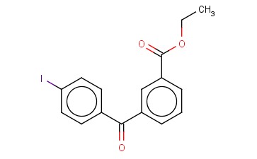 <span class='lighter'>3-ETHOXYCARBONYL-4</span>'-<span class='lighter'>IODOBENZOPHENONE</span>