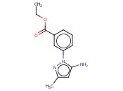 3-(5-<span class='lighter'>氨基</span>-3-甲基-1H-<span class='lighter'>吡唑</span>-1-基)苯甲酸乙酯