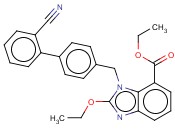 1H-Benzimidazole-7-carboxylic acid,1-((2'-cyano(1,1'-biphenyl)-4-yl)methyl)-2-ethoxy-ethylester