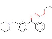 <span class='lighter'>2-CARBOETHOXY-3</span>'-<span class='lighter'>PIPERIDINOMETHYL</span> <span class='lighter'>BENZOPHENONE</span>