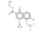 7-BROMO-1-CYCLOPROPYL-8-(DIFLUOROMETHOXY)-1,4-DIHYDRO-4-OXO-3-QUINOLINECARBOXYLIC ACID ETHYL ESTER