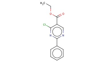 4-氯-2-苯基<span class='lighter'>嘧啶</span>-5-<span class='lighter'>甲酸</span>乙酯