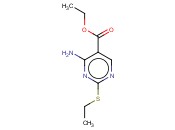 4-氨基-2-乙基巯基-<span class='lighter'>嘧啶</span>5-<span class='lighter'>甲酸</span>乙酯