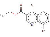4,8-二<span class='lighter'>溴</span><span class='lighter'>喹啉</span>-3-羧酸乙酯
