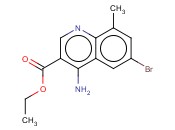 ETHYL <span class='lighter'>4-AMINO-6-BROMO-8-METHYLQUINOLINE-3-CARBOXYLATE</span>