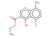 5-CHLORO-4-HYDROXY-8-METHYLQUINOLINE-3-CARBOXYLIC ACID ETHYL ESTER