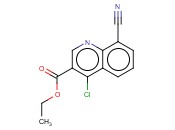 4-氯-8-<span class='lighter'>氰</span><span class='lighter'>基</span><span class='lighter'>喹啉</span>-3-羧酸乙酯