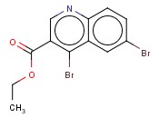 4,6-二<span class='lighter'>溴</span><span class='lighter'>喹啉</span>-3-羧酸乙酯